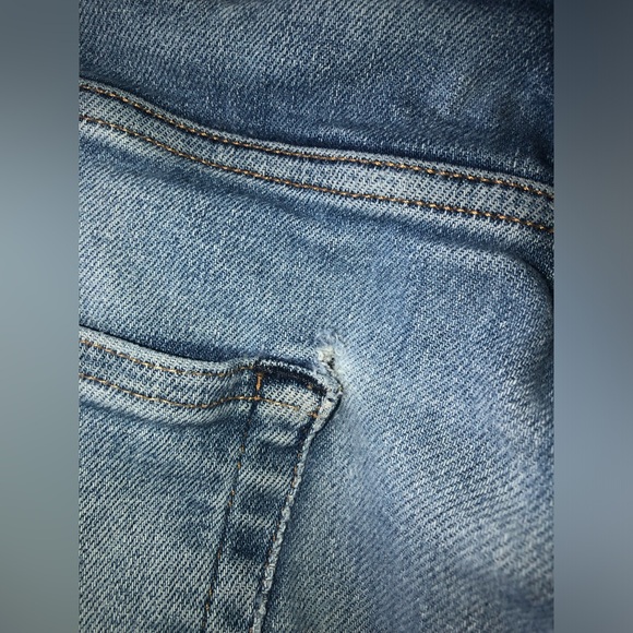 Lucky Brand destroyed athletic slim stretch jeans size 38 - Picture 5 of 5